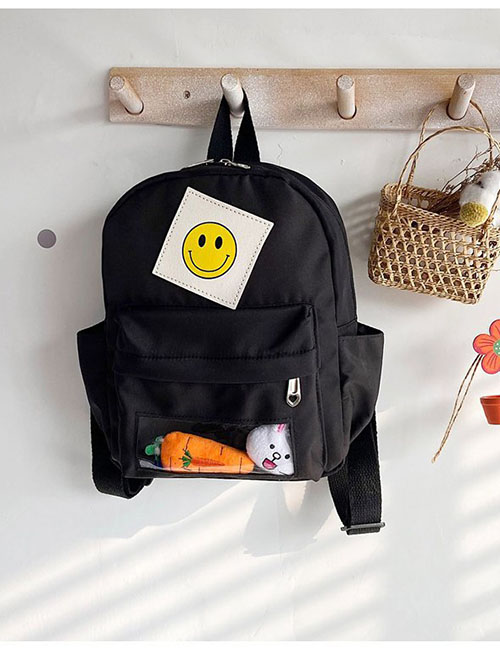 Fashion Black Cartoon Bear Backpack