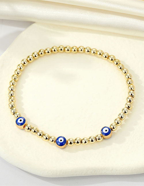 Fashion 1 Blue Eyes Alloy Beads Eye Beaded Bracelet