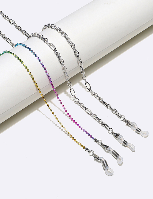 Fashion Complete Set Pure Copper Color Bead Chain Glasses Chain Set