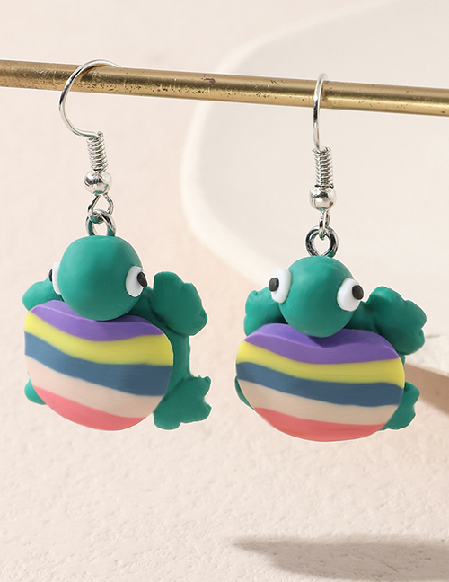 Fashion Tortoise Soft Pottery Turtle Stud Earrings
