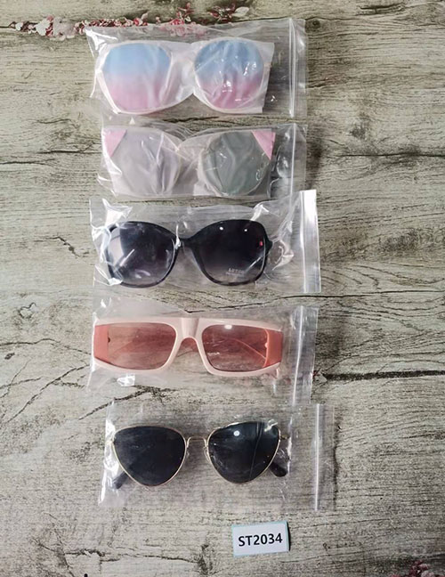 Fashion Photo Color Alloy Pc Large Frame Sunglasses Set Of Five