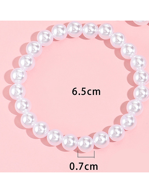 Fashion 0.7mm Diameter A31-1-3-7 Pearl Beaded Bracelet