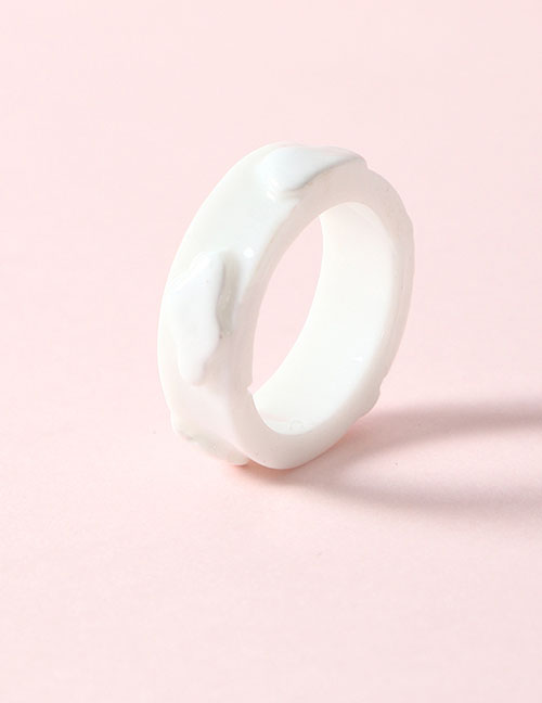 Fashion White Irregular Little Cloud Ring