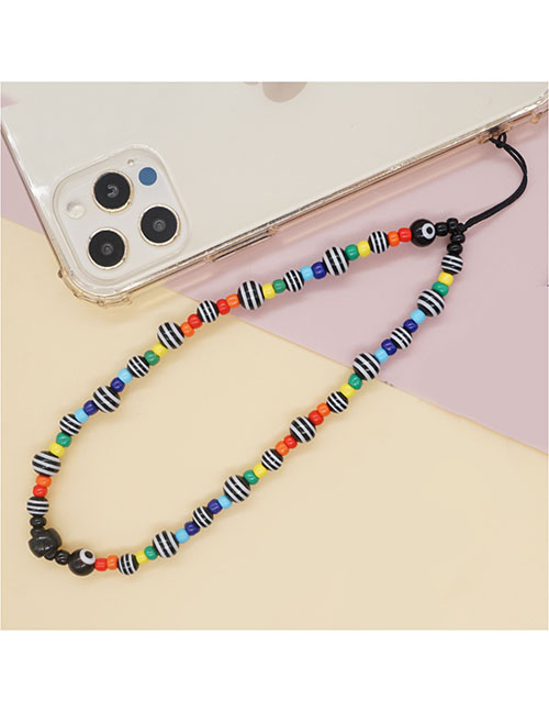 Fashion Qt-k210218a Threaded Beads Beads Beaded Phone Chain