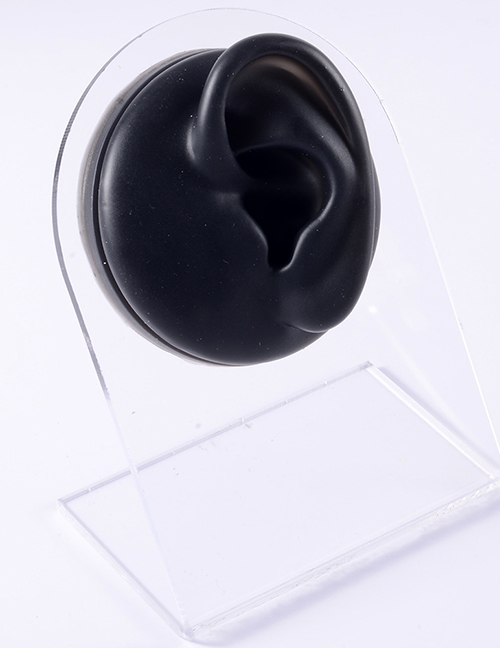 Fashion Black - Left Ear Silicone Ear Display Model