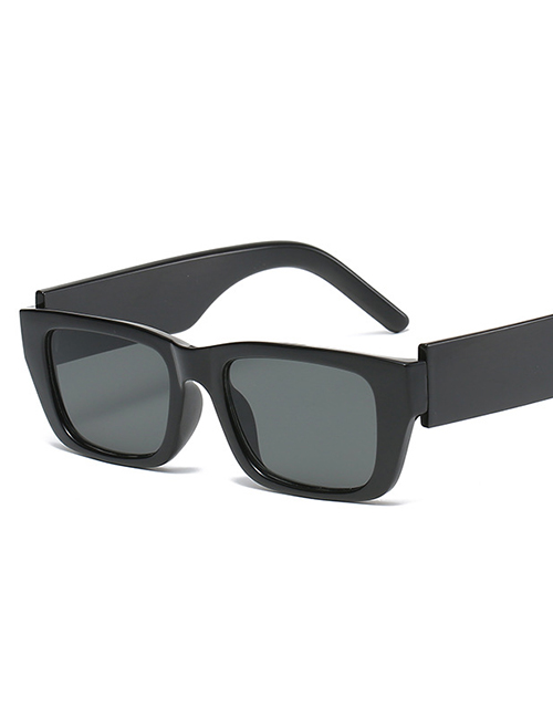 Fashion C04 Black Pc Small Square Frame Sunglasses