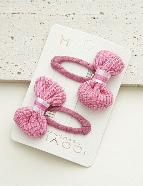 Fashion Pink Fabric Butterfly Jewelry
