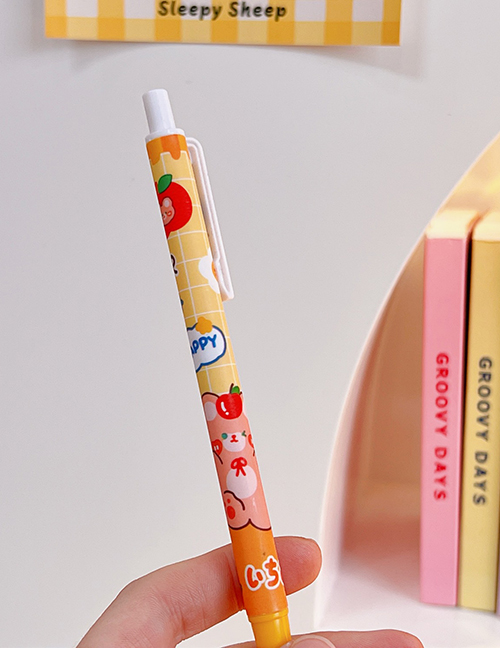 Fashion 1 # 0.5mm Plastic Cartoon Pressing Neutral Pen