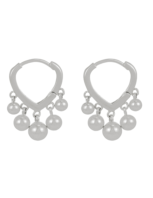 Fashion Silver Alloy Geometric Pendant Beads