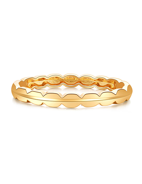 Fashion Gold Geometric Glossy Alloy Bracelet