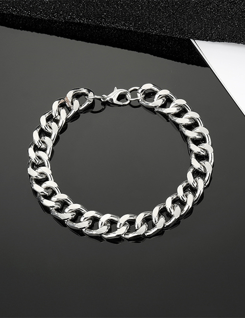 Fashion Thick Bracelet Alloy Geometric Thick Chain Bracelet