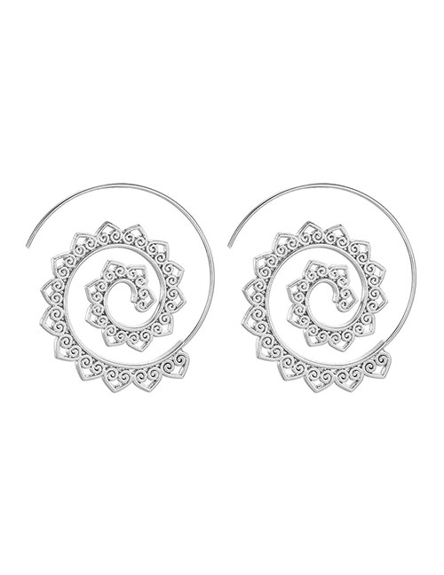 Fashion 3# Alloy Diamond Geometric Thread Stud Earrings