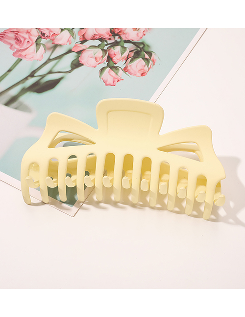 Fashion Cream Cream Frosted Bow Grip