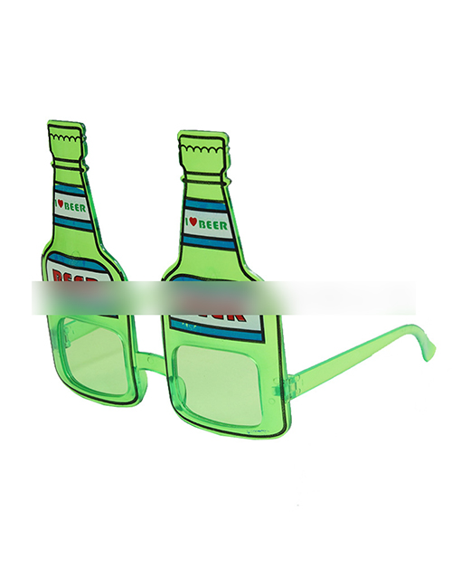 Fashion Green Wine Bottle Abs Wine Bottle Sunglasses