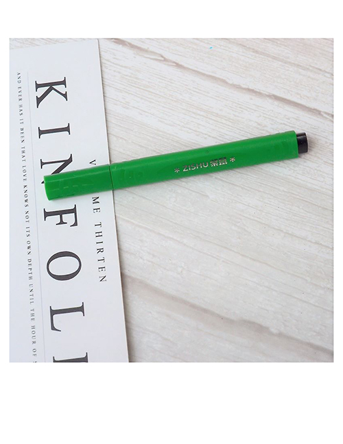 Fashion Dark Green Triangle Rod Bulk Watercolor Pens
