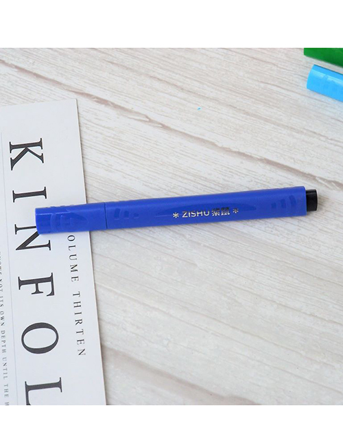 Fashion Blue Purple Triangle Rod Bulk Watercolor Pens