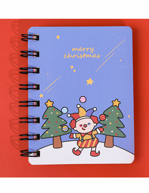 Fashion Christmas Tree Clown Paper Cartoon Christmas Printed Notepad