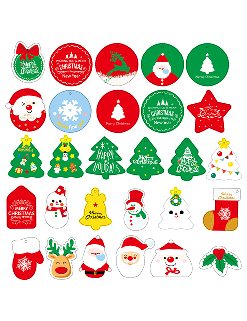 Fashion 356#27 Sets Paper Christmas Gift Cards