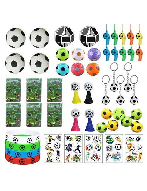 Fashion 51 Pieces Set 1 Plastic Geometric Soccer Playset
