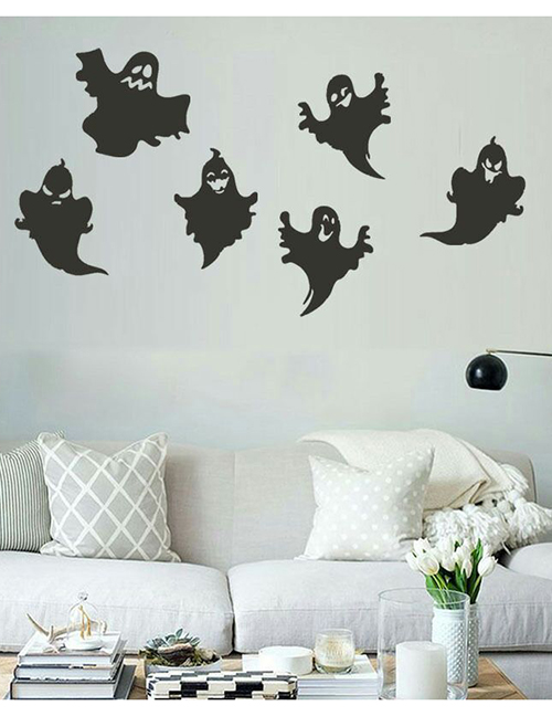 Fashion Black Kun Halloween Ghost Ghost Stickers