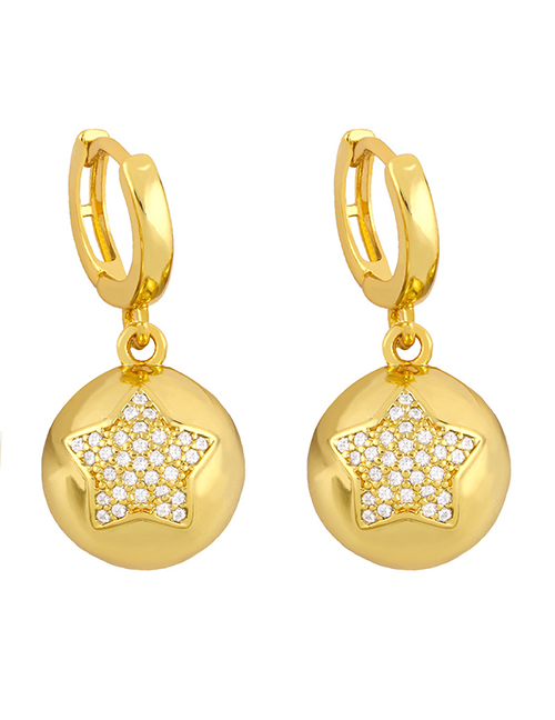 Fashion Star Stars Moon Balls Diamonds Butterfly Love Heart Geometric Earrings