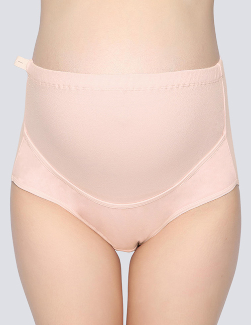 Fashion Color Cotton Large Size High Waist Belly Support Adjustable Maternity Panties