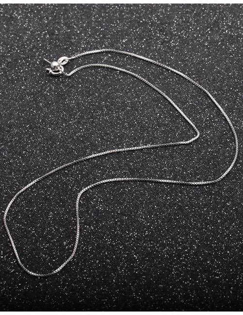 Fashion Box Chain Volcanic Oval Contrasting Color Yoga Necklace