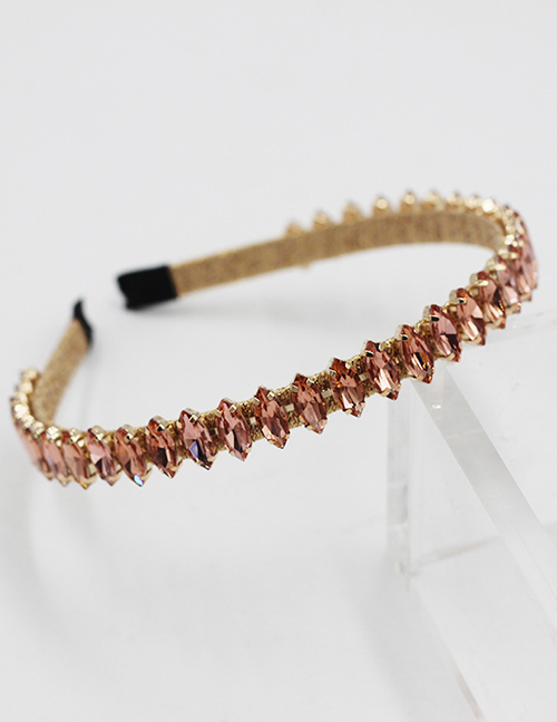 Fashion Oval Rose Gold Gold Wire Wrapped Oval Diamond Headband