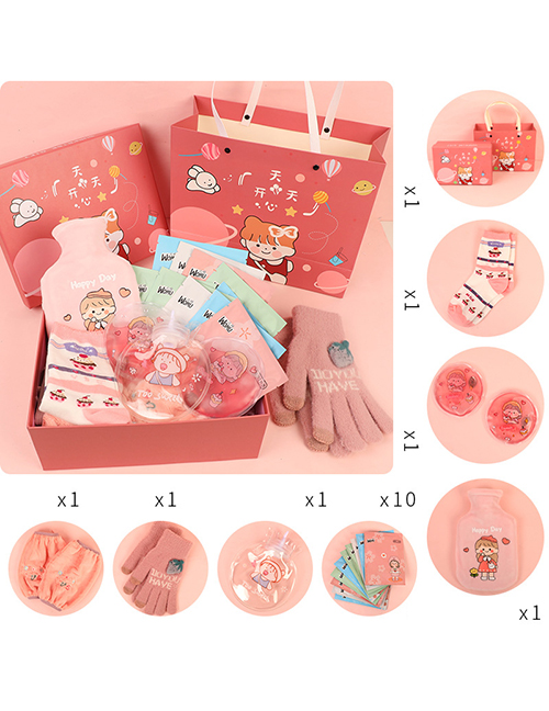Fashion Girl 10-piece Set Surprise Birthday Gift With Silicone Print