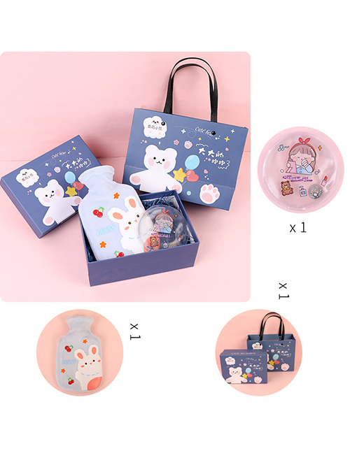Fashion Bear 5-piece Set Surprise Birthday Gift With Silicone Print