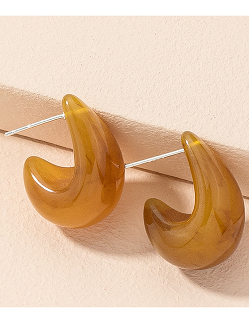 Fashion Amber Drop-shaped Resin Earrings