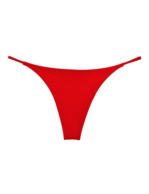 Fashion Red Hollow Double Thin Strap Thong