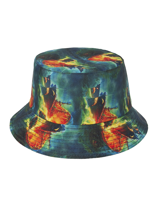 Fashion Sailboat Printed Vegetable Fisherman Hat