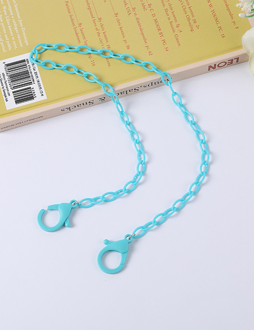 Fashion Blue-green Acrylic Chain Glasses Chain