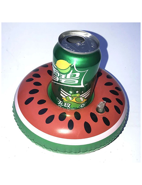 Fashion Watermelon Cup Holder Pvc Inflatable Watermelon Drink Cup Holder