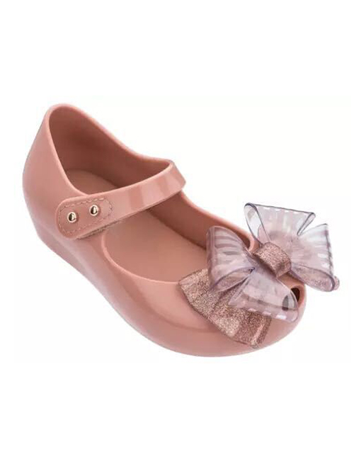 Fashion Pink Childrens Sandals With Bow