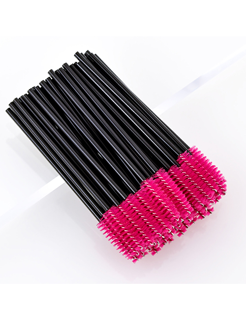 Fashion Black Rose Disposable Eyelash Brush 50pcs