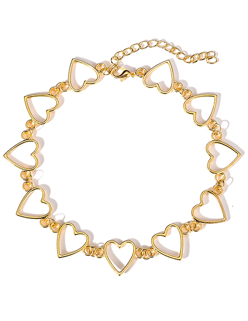 Fashion Gold Love Alloy Necklace