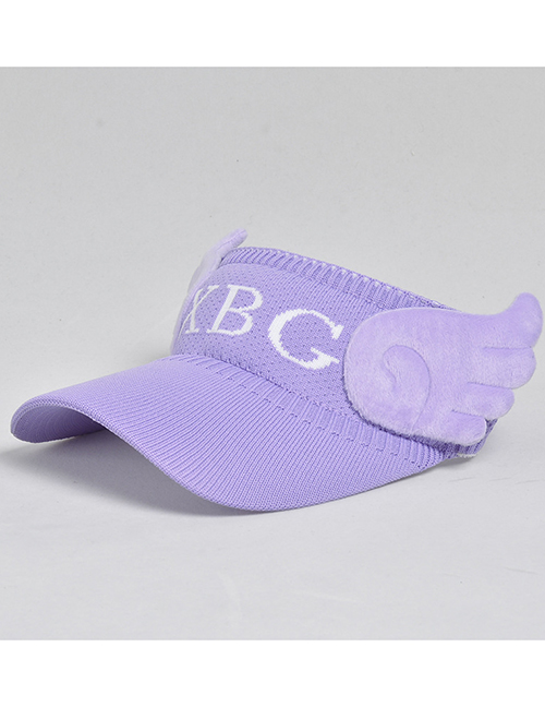 Fashion Purple Children's Little Angel Wings Sun Hat