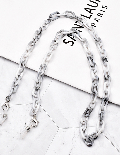 Fashion Marble Acrylic Chain Cross Eyeglass Chain