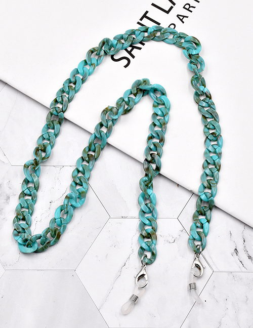 Fashion Turquoise Acrylic Chain Glasses Chain