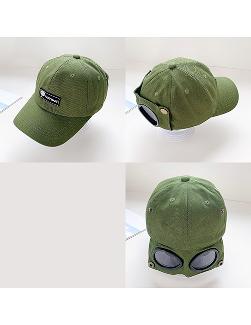Fashion Armygreen Children's Sunscreen Thin Baseball Cap