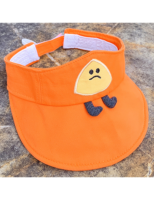 Fashion Orange Dumplings Children's Thin Sunscreen Sunshade Hollow Top Sun Hat
