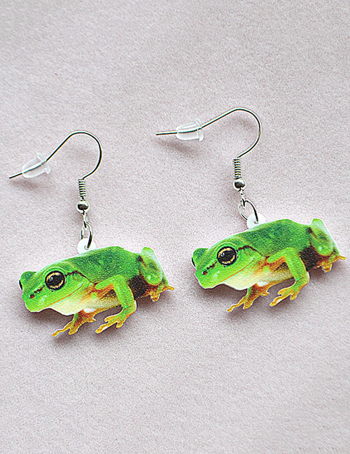 Fashion Frog Simulation Animal Frog Earrings