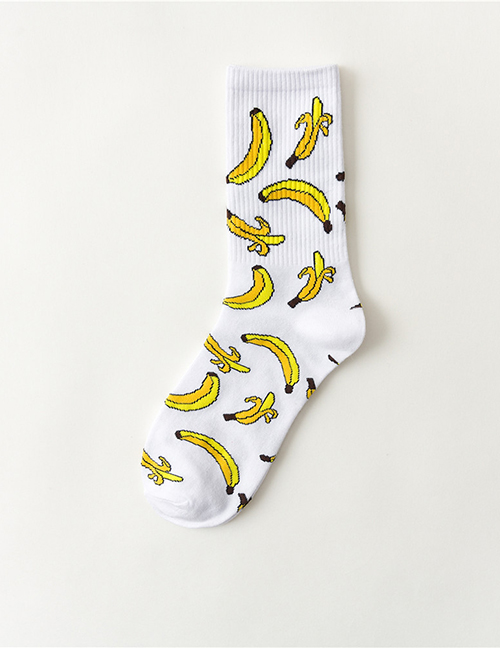 Fashion 8 More Bananas Striped Cactus Flame Banana Socks