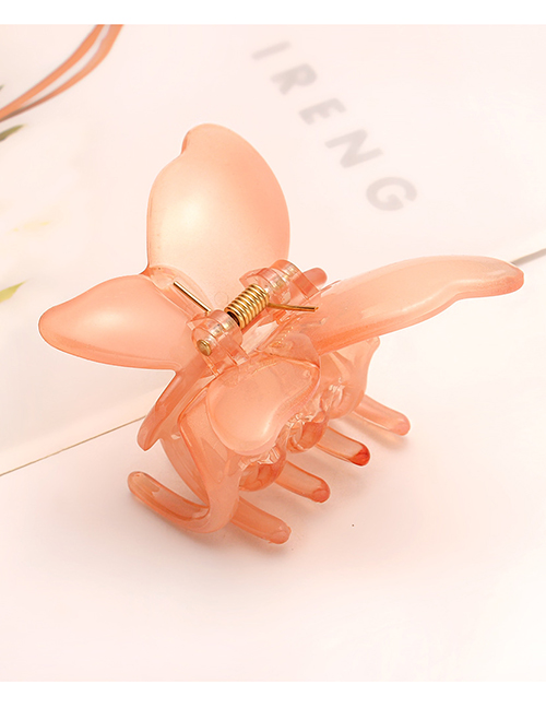 Fashion Orange Butterfly Jelly Color Hair Scratch