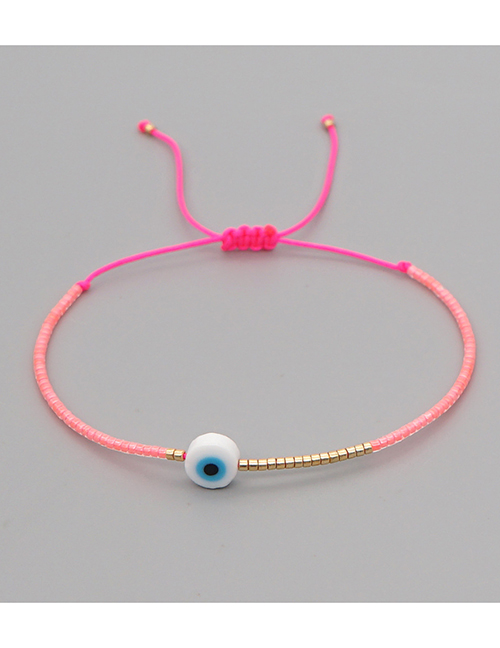 Fashion 19# Eye Beads Rice Beads Woven Beaded Bracelet