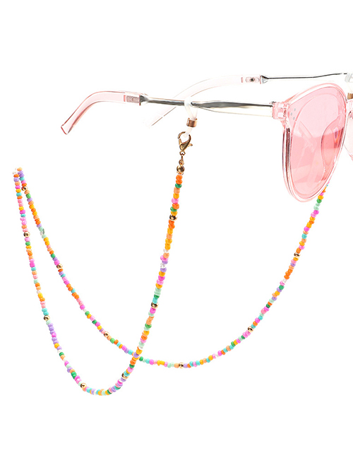 Fashion Color Rice Beads 2 Mixed Color Rice Bead Glasses Chain