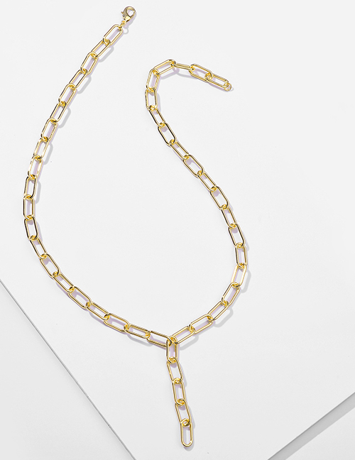 Fashion Gold Color Chain Necklace
