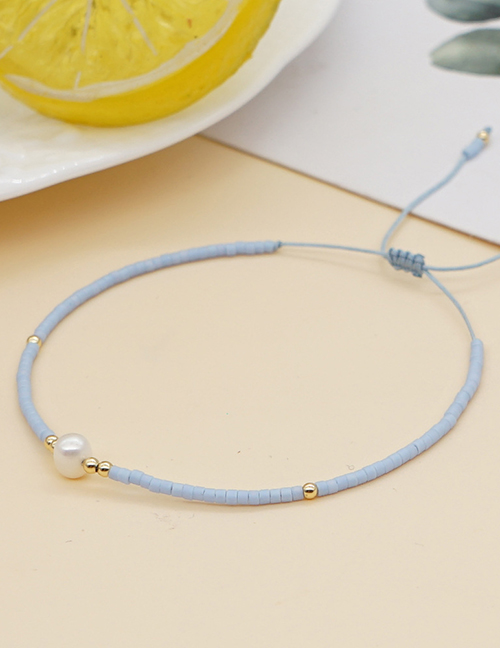 Fashion 1# Rice Bead Woven Pearl Beaded Small Bracelet
